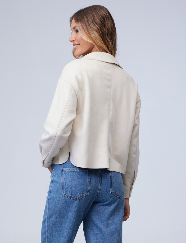 Chaqueta Suede BEIGE