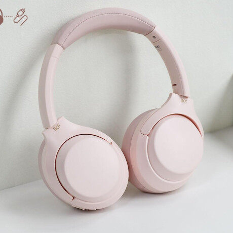 Auriculares rosados inalámbricos Rosa