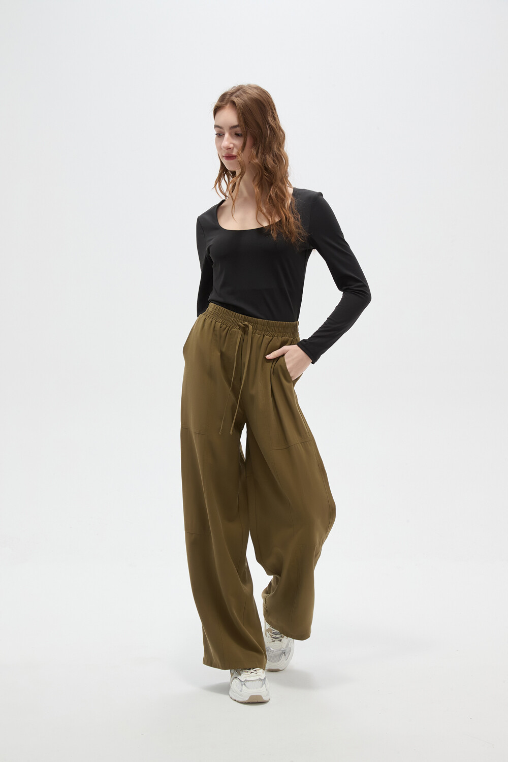 Pantalon Calen Verde Oliva