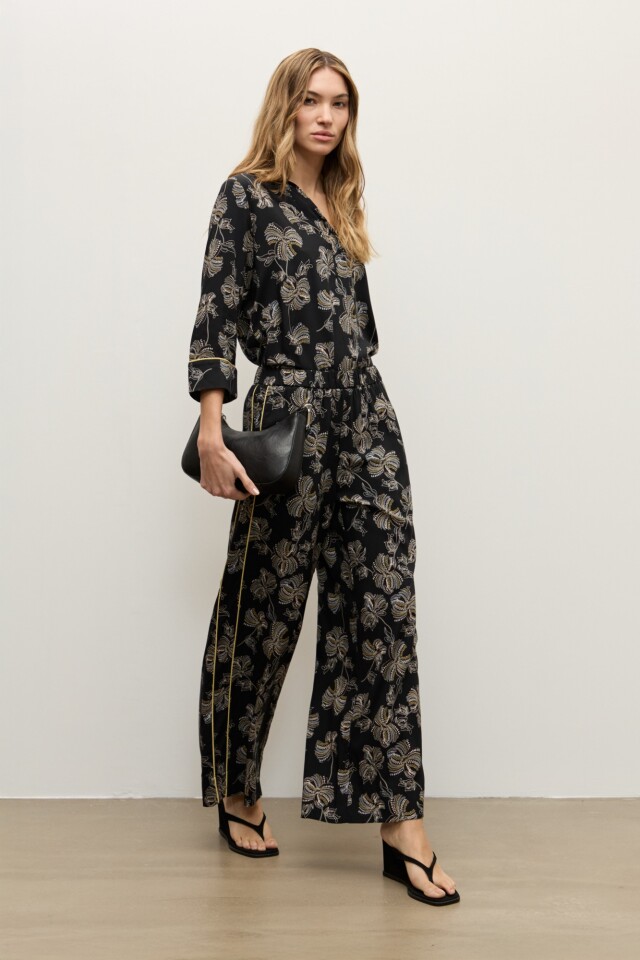 Pantalon estampa Silvestre negro