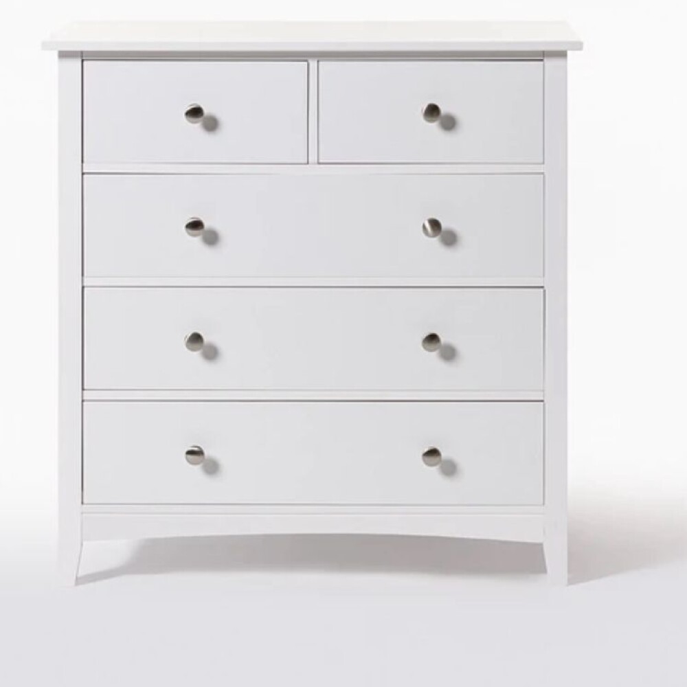 CÓMODA CAJONERA 5 CAJONES MADERA MACIZA/MDF CÓMODA CAJONERA 5 CAJONES MADERA MACIZA/MDF