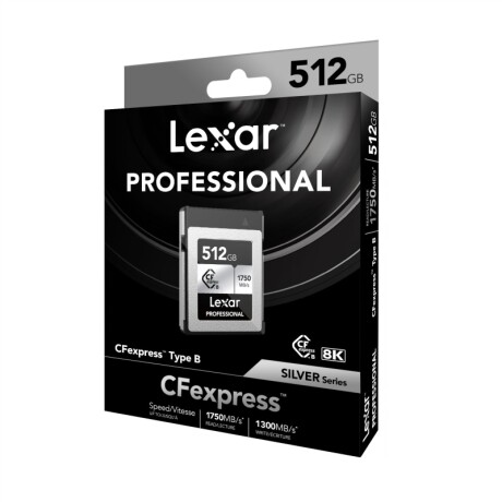 Memoria Cfexpress Lexar Pro 512GB Tipo B Silver Series 001