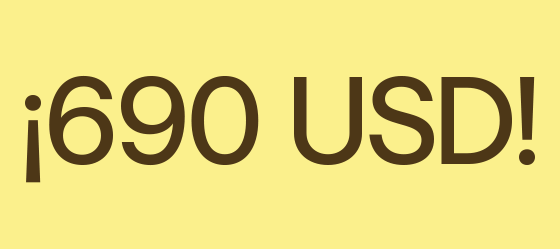 Oportunidades a USD 690