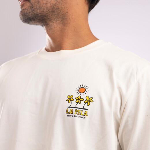 Remera La Isla Margarita - Vintage white Remera La Isla Margarita - Vintage white