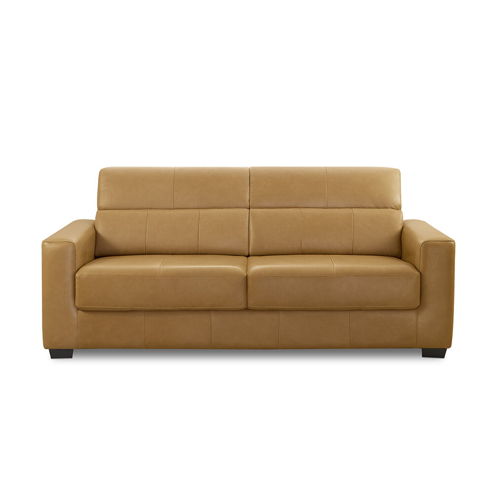 Sillón 100% Cuero - 2 Cuerpos - Sublime Camel