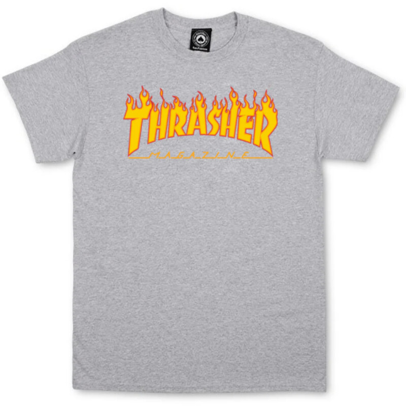 Remera Thrasher Cover Logo - Gris Remera Thrasher Cover Logo - Gris