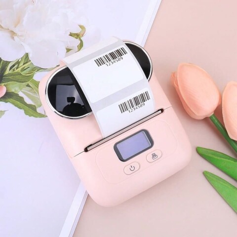 Mini impresora etiquetadora térmica portátil M110 rosa