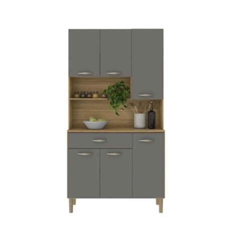 Kit Cocina Apolo 6p Freijo/ Gris (8977) Kit Cocina Apolo 6p Freijo/ Gris (8977)