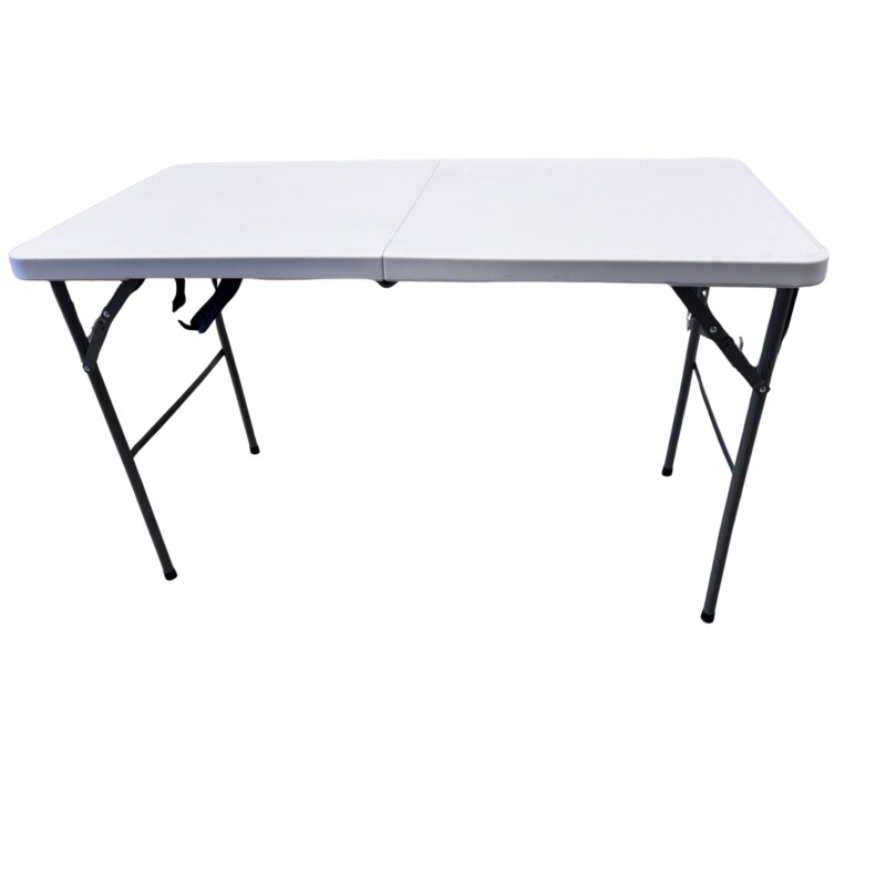 Mesa plegable 1.2m Portátil Eventos Jardín Exterior Mesa plegable 1.2m Portátil Eventos Jardín Exterior