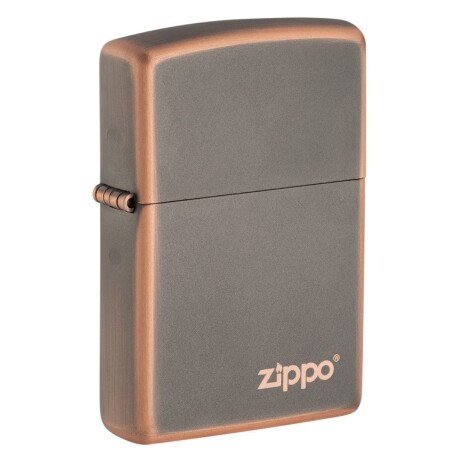 Encendedor Zippo Rustic Bronze con logo - 49839ZL Encendedor Zippo Rustic Bronze con logo - 49839ZL