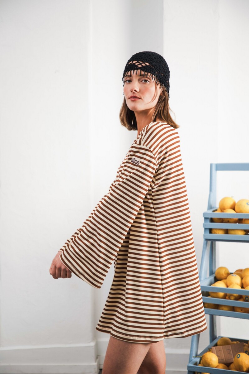 Vestido Sereno Marrón