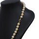 Collar de perlas de cultivo de 7 a 7,5 mm, con broche en oro 18k. Largo 44,cm Collar de perlas de cultivo de 7 a 7,5 mm, con broche en oro 18k. Largo 44,cm