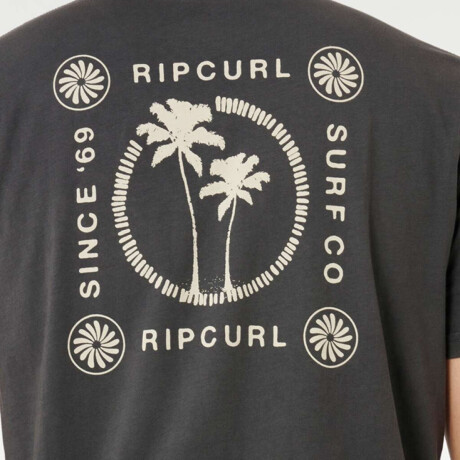 Remera Rip Curl Mod Cali Two Palms Negro