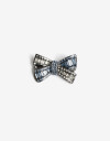 Prendedor Strass Escarapela Argentina Moño - Combinacion Bicolor