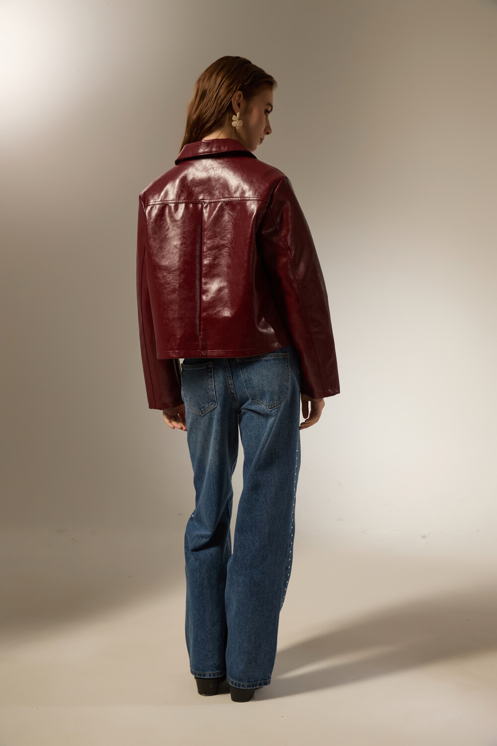 Chaqueta Tashira Cereza