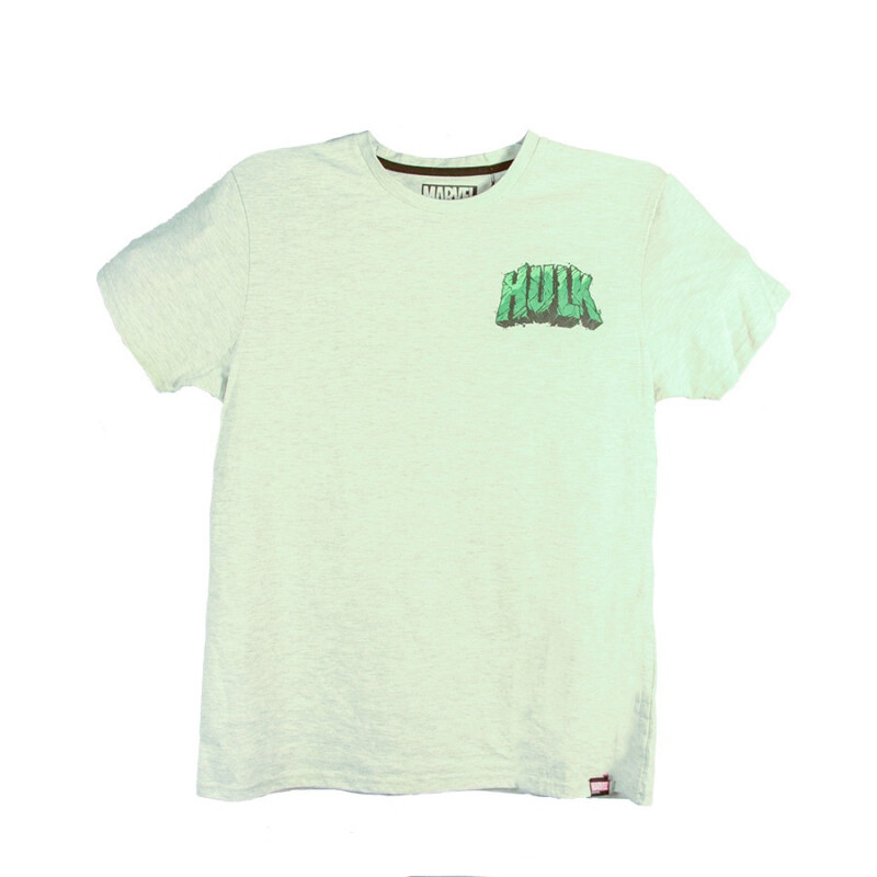 Remera Marvel Hulk de Hombre - AVIASS24002 Gris-melange