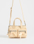 City Cartera City Con Moños - Blanco Crudo