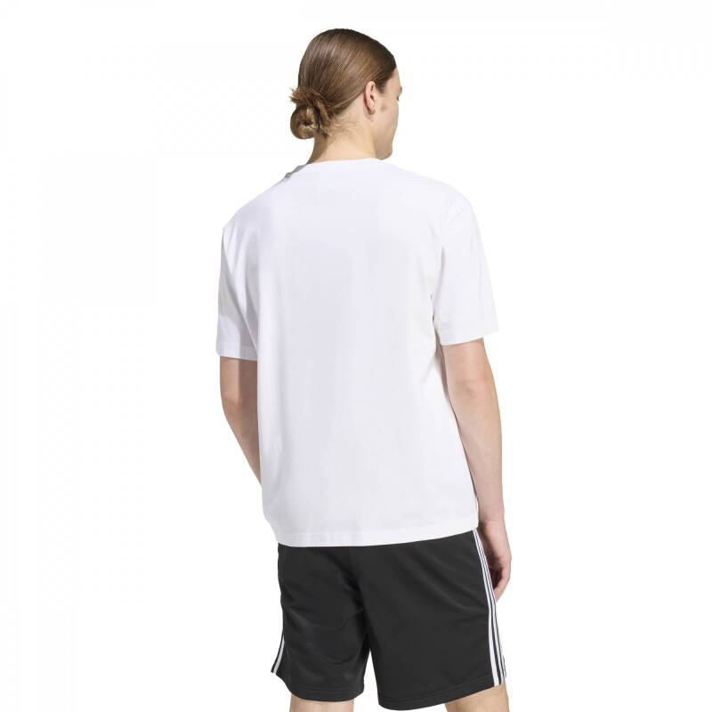 CAMISETA ADIDAS TREFOIL T.5SHIRT Hombre KE0901 Blanco-negro