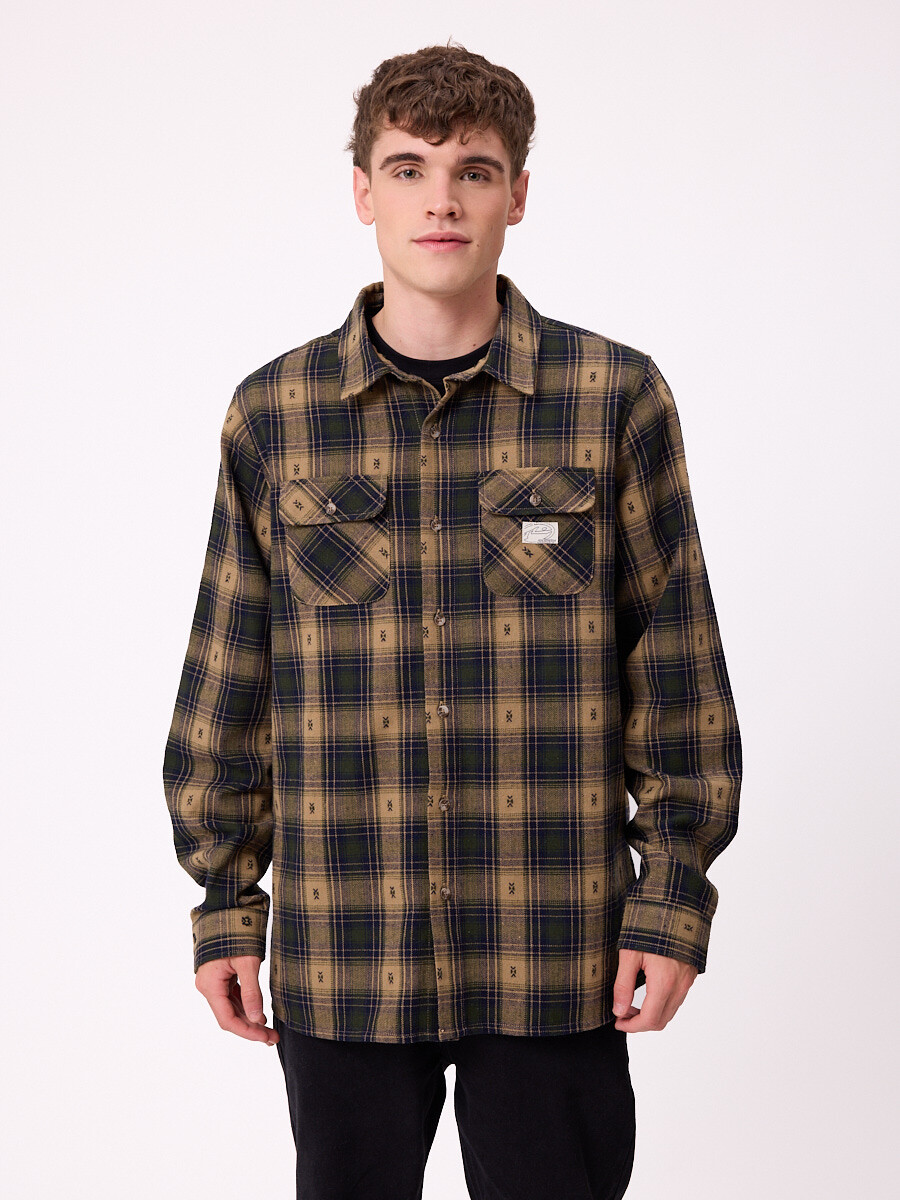 CAMISA NEVILLE RUSTY - Petroleo 