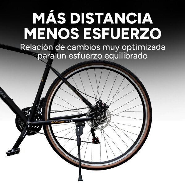 Bicicleta Kajla Ruta Rodado 26 Freno De Disco 21 Velocidades Negro 1