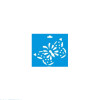 Stencil de PVC cuadrado Mariposa