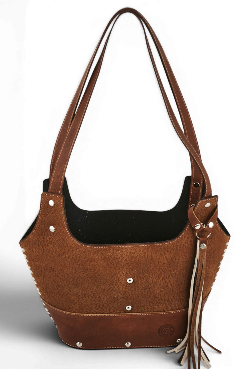 Matera de dama con trenzado Oxido