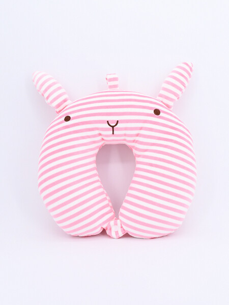 ALMOHADA DE VIAJE OSITO ROSADO