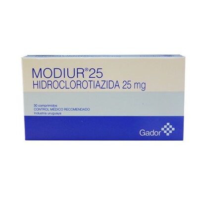 Modiur 25 Mg. 30 Comp. Modiur 25 Mg. 30 Comp.