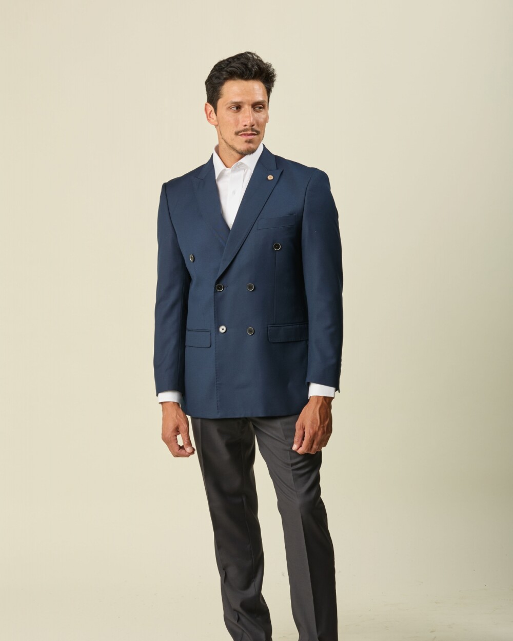 Saco Sport Cruzado - Azul Marino Saco Sport Cruzado - Azul Marino