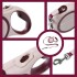 Correa Extensible 3 Mts Retractil Hasta 15Kg Perro Mediano Variante Color Rosa Violeta