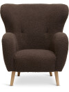 Sillón VILDSUND 1 cuerpo tela bouclé marrón Sillón VILDSUND 1 cuerpo tela bouclé marrón