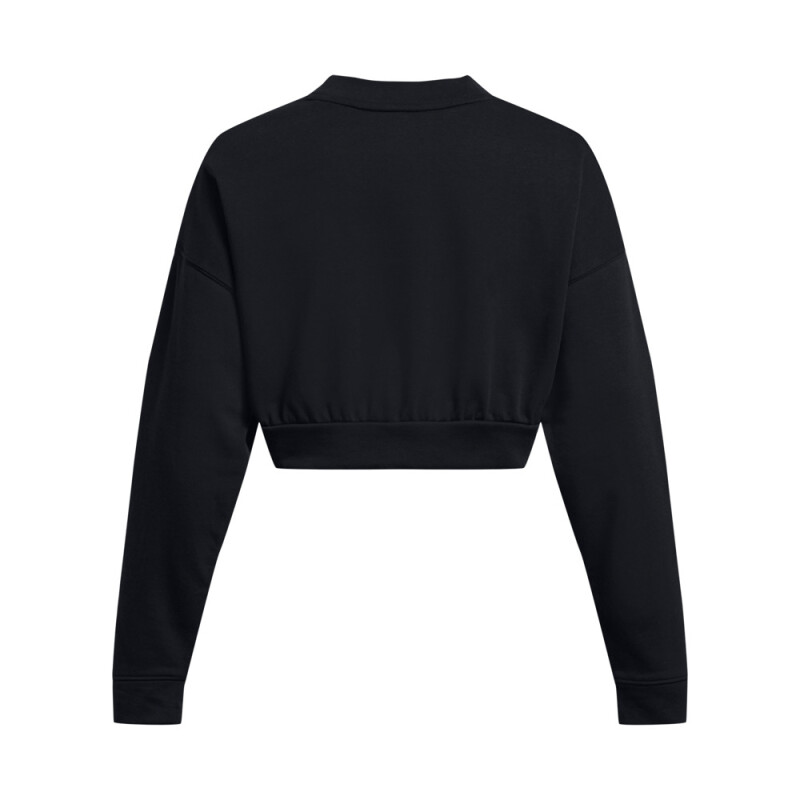 UA Rival Terry OS Crop Crw-BRN BLK-001
