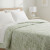 Acolchado 2 Plazas Home Class 100% Microfibra 1004 HOJAS VERDE