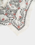 Vinchas Textiles Pañuelo Pañuelo Estampado - Blanco Crema