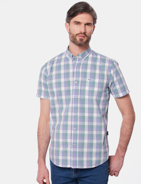 CAMISA A CUADROS Verde