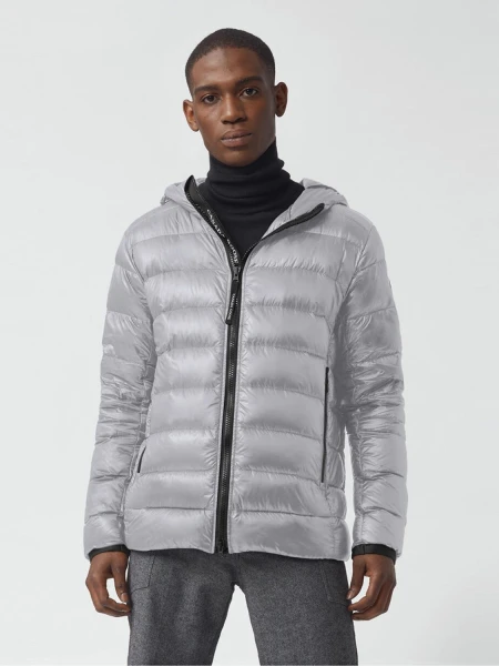 Canada Goose -Campera con capucha rellena de plumas, Coftron Gris