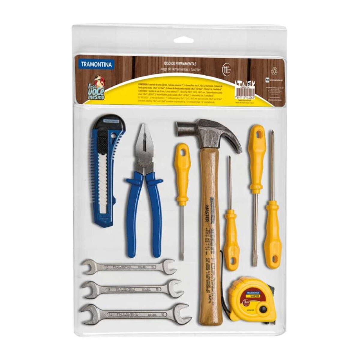 Kit De 11 Herramientas Tramontina - Básicas 
