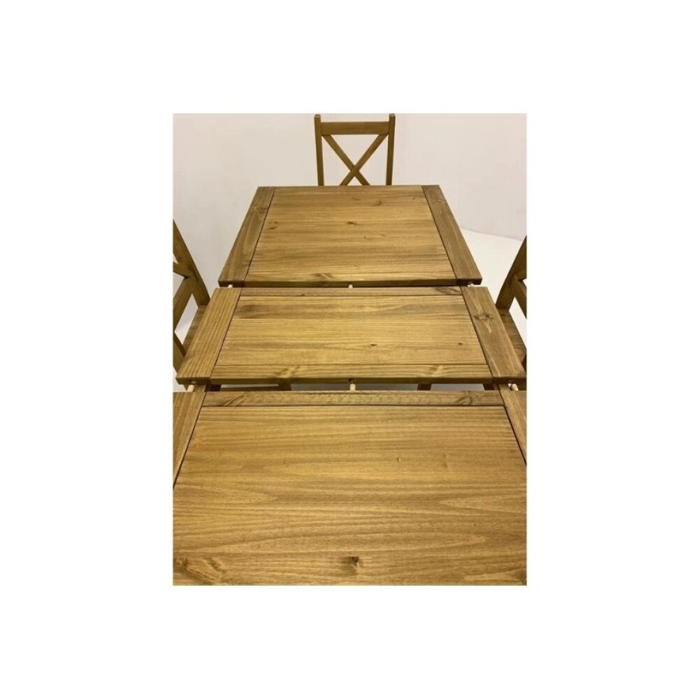 Juego Comedor Salvador Extensible 6 Sillas Natural