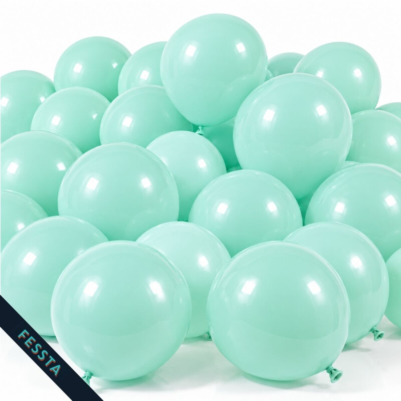 Globo Pastel x 50 Und / R12 VERDE MENTA