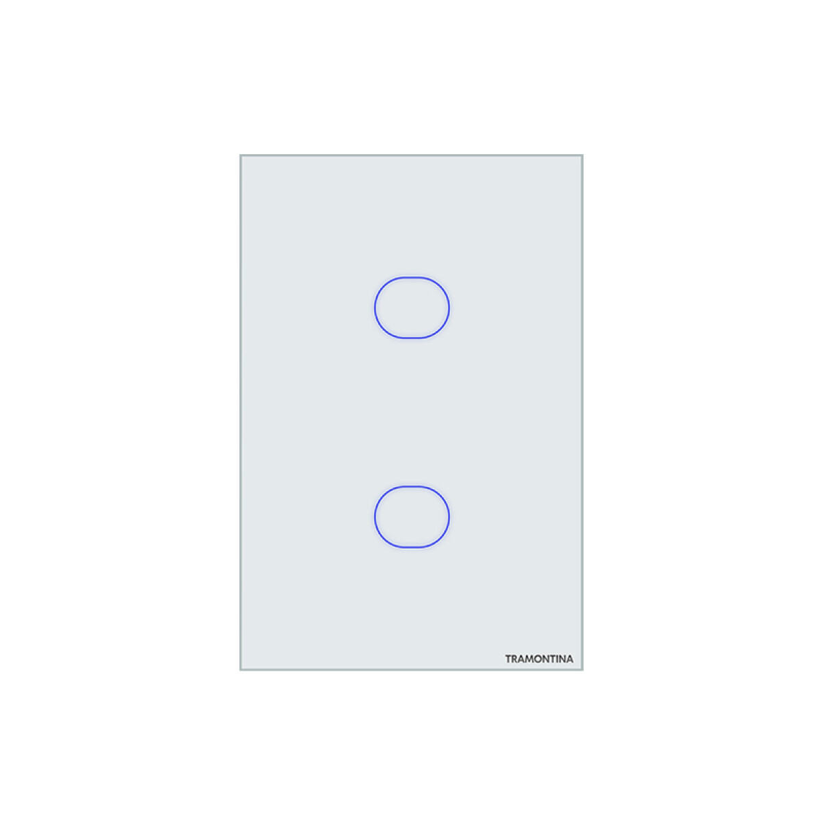 Plaqueta inteligente WIFI touch 2 canales blanco -TRAMONTINA - TE3902 