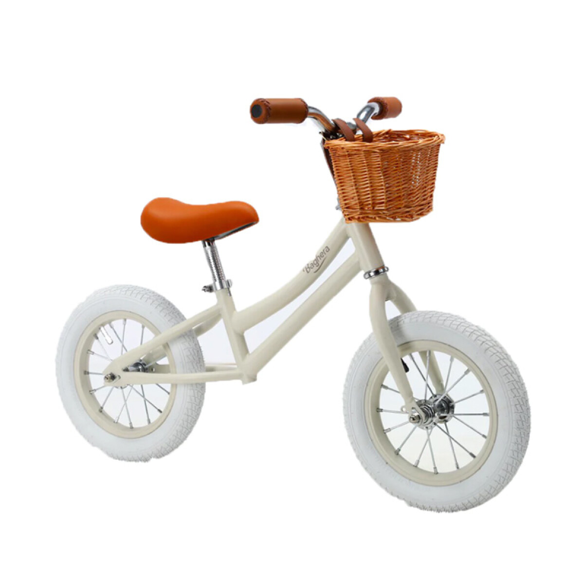 Bicicleta de Equilibrio Baghera con Casco - Blanco 