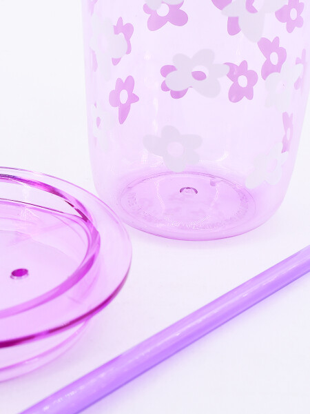 VASO FLOWER LILA VIOLETA