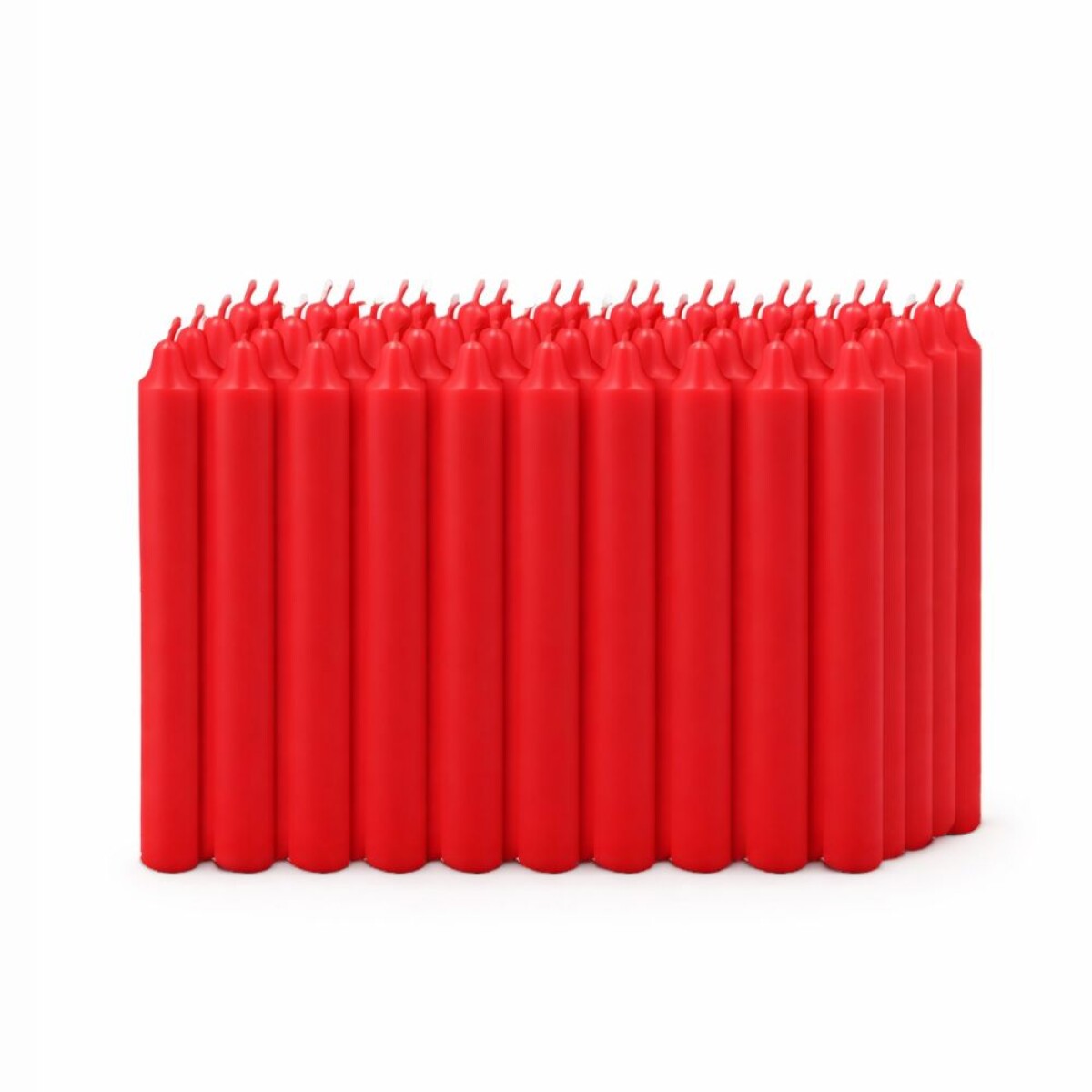 VELA N° 4 LISA X 50 - Rojo 