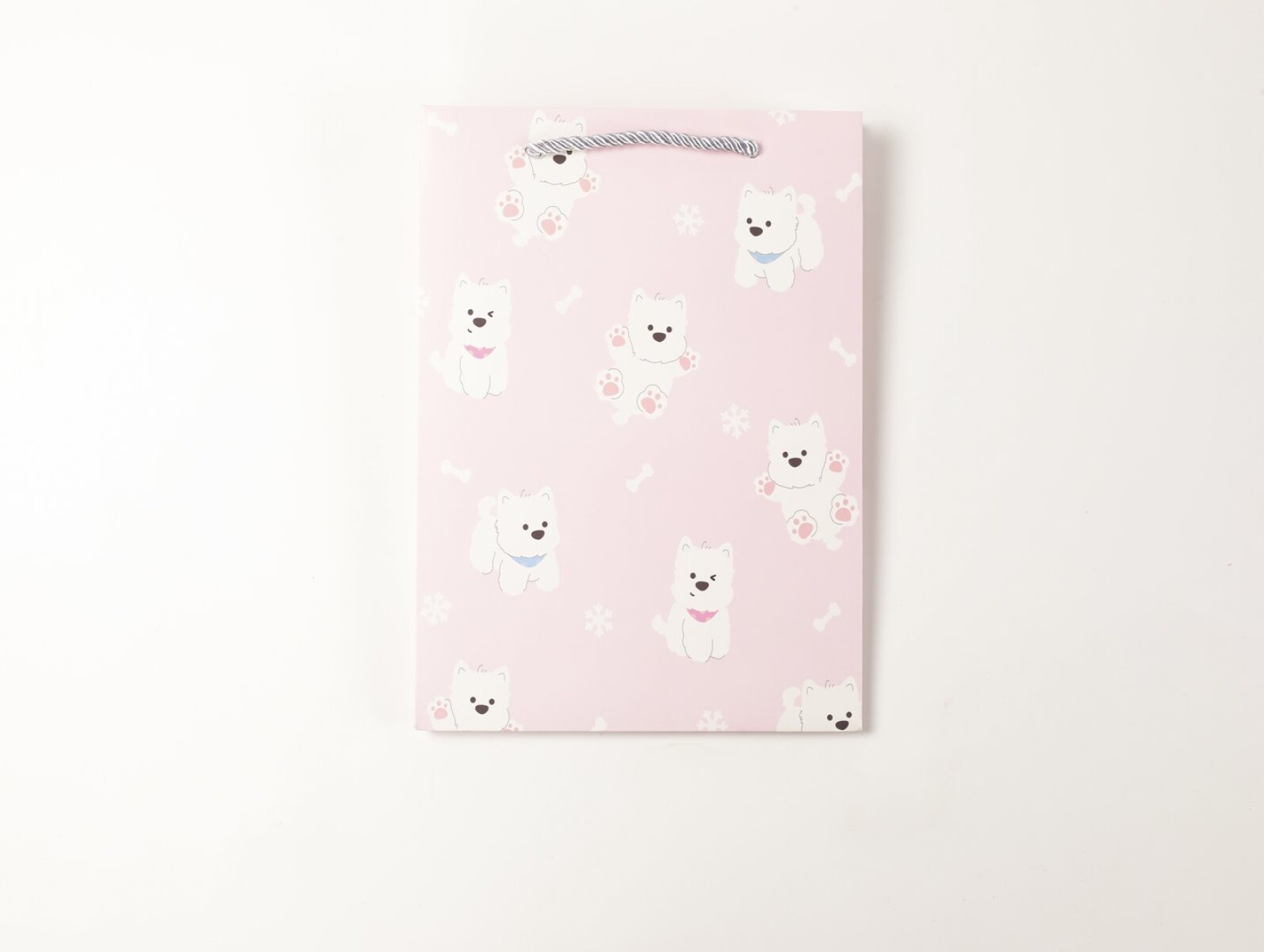 BOLSA DE REGALO PERRITO DUODUO (ROSA / TALLE M) 