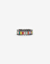 Anillos Chicos Color Anillo Elástico Strass - Combinacion Multicolor