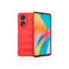 Protector para Oppo A58 engomado con textura color rojo Protector Para Oppo A58 Engomado Con Textura Color Rojo