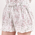 Short con Solera y Volados Flores Colección 2025 XP