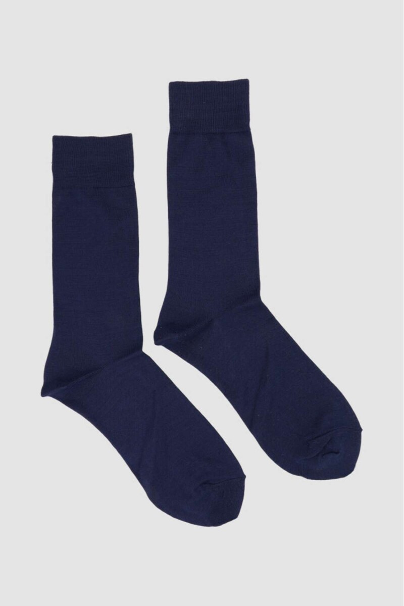 Medias mercerizadas - Azul 