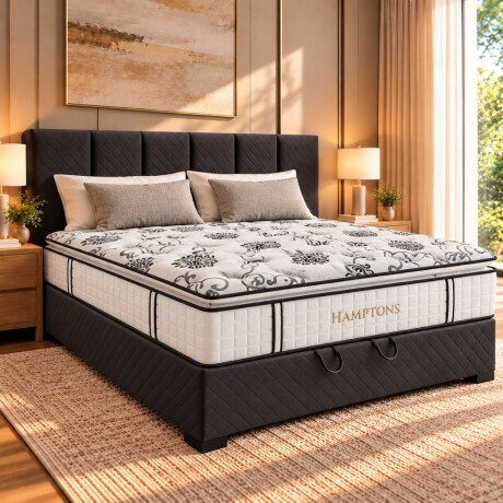 Cama Baul 2 plazas + Colchon HAMPTONS Bronze Cama Baul 2 plazas + Colchon HAMPTONS Bronze