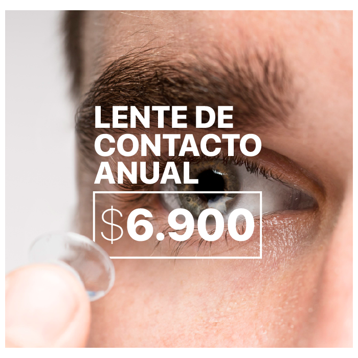 Lentes de contacto anuales